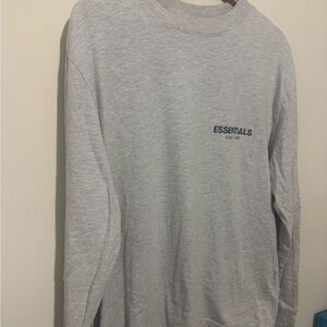 Essentials Heather Gray Crewneck Top